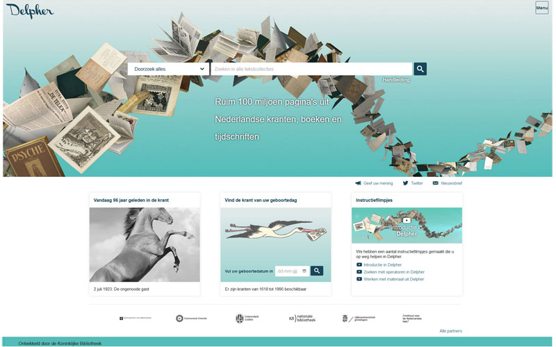  Archive project KB Delpher