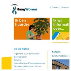 Website Haag Wonen