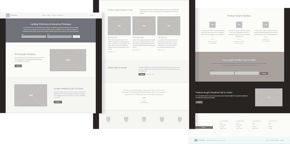 White-label, Interactive Wireframe, Rapid Prototype